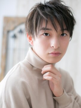 トニーアンドガイ メン 与野駅前店(TONI&GUY MEN) 好感度大シースルーバングのさわやか耳だしショートf与野