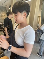 サンド 表参道(sand)&nbsp;ショートボブパーマ20代30代40代イヤリングカラー大人可愛い