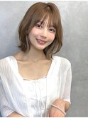 大人ボブ　韓国ボブ　レイヤー　外ハネボブ　レイヤーカット