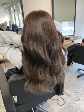 ラフ 難波店(LAFF) #黒髪#ボブルフ#ネビージュ#小顔#ワンレン