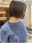 ボブ/ミニボブ/切りっぱなしボブ/ミディアム/ショート