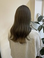 ヘアーアイスカルテット(HAIR ICI QUARTET)&nbsp;縮毛矯正ロング♪コスメストレート髪質改善オリーブグレージュ