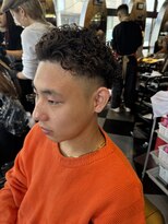 バイブアンドアネックス(VIBE & ANNEX)&nbsp;オールバックパーマ