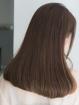 ガーデンヨコハマエスト(GARDEN YOKOHAMA est) 美髪　オリーブベージュ　ミディアム　エアリーロング　丸型