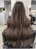 ハイライトバレイヤージュダブルカラーケアプリーチ30代40代