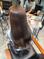 メルティーカラーフェミニンロング似合わせカット[原宿/表参道]