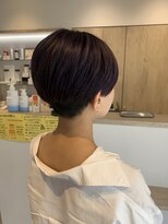 アズールサン 草加西口店(azule-sun)&nbsp;ハンサムショート,ブリーチカラー,アメジスト【草加】