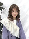 裾カラーピンク