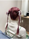 簡単ヘアアレンジ
