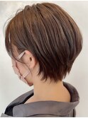 短めショートボブ