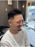 スキンフェードパーマ