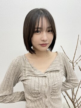 エン 吉祥寺(EN) 20代30代40代前下がり耳掛けショートボブ丸みショート◎