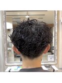 【MEN'S HAIR】刈り上げ×シャドウパーマ