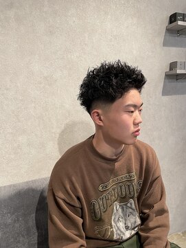 スタッグバーバー 東生駒店(STAG BARBER) fade×casualpeam