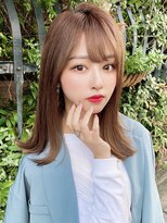 アフロートフクオカ(AFLOAT FUKUOKA)&nbsp;【NEW OPEN】 小顔前髪あり後れ毛サイドバングメルティカラー