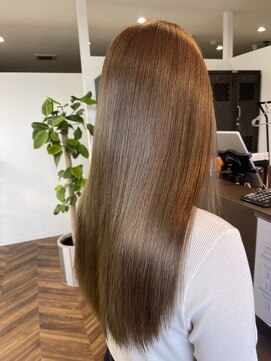 ヘアメイク アリープ(HAIR MAKE ALEAP) オリーブベージュ