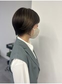 ショートヘア×ポイントカラー