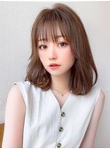 耳かけショートボブ似合わせカット30代40代チェリーブラウン