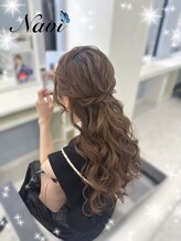 ナビ(NAVI) ふわふわハーフアップ