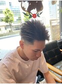 オールバックフェード