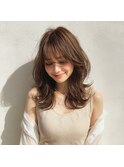 セミロングノンジアミンカラーレイヤー
