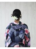 浴衣カチモリヘア