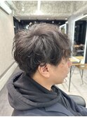 ふんわりメンズパーマ