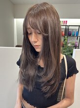 エンタリティ(entality) ロングレイヤー×ベージュカラー