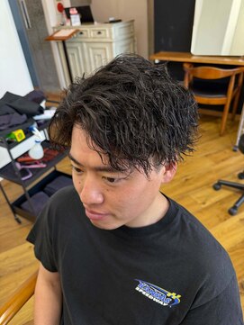 ワンズクロエ 原宿店(ONE's Chloe) フェザーパーマグレーフェザーショートサーフカール波打ちパーマ