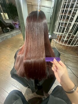 ムーン 仙台一番町店(OON) ミディアムレイヤー/ダークアッシュ/仙台/髪質改善/青葉区一番町