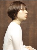 丸みショートボブ