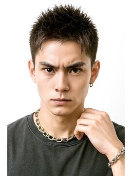 にもう シースルーマッシュ ハンサムショート アクティブ