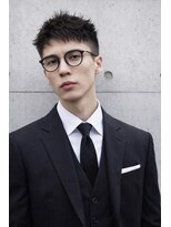 ベル 銀座並木通り店(Belle) 《スーツ仕事でもカッコいい》/シャドウパーマ/ベリーショート