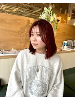 ギネス(Giness)&nbsp;秋冬人気チェリーブラウンボブ