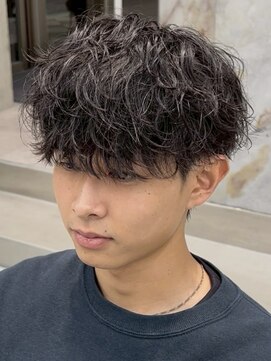 フィフス 渋谷(fifth) 渋谷緩めシャドウパーマ波巻きスパイラルルーズパーママッシュ