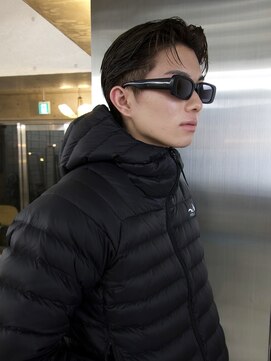 イェン(Yen.) アクティブショート　スリックバック　ダークブラウン