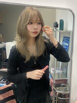 ヌヌ 渋谷 原宿 明治神宮前(nunu)&nbsp;ハイトーンカラーざくざくレイヤーハッシュカット