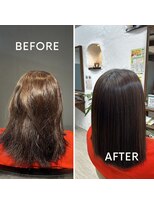 ポム(Pom)&nbsp;髪質改善フィルムエステで自然なストレートへ