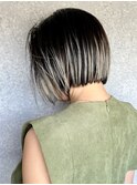 毛先ブリーチ/エンドカラー/切りっぱなし/たまプラーザ