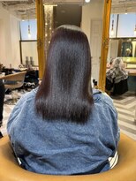 ロンドアベニール 北千住(Lond avenir)&nbsp;ダークパープル/髪質改善/縮毛矯正/オリーブベージュ/北千住