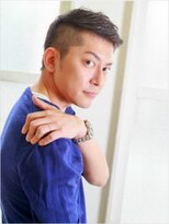 メンズ ショコラ ナンバ(Men's Chocolat NAMBA) 休日ゴルフ刈り上げスタイル