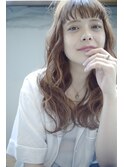 Chlom ☆ギザギザバングミルクティベージュ　TEL 0364574337