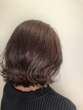 ヘアサロンエム 川越(HAIR SALON M) デザインカラー/厚めバング/ローライト/スリークボブ