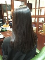 サロンデピレ 大人女性の艶感重視ストレートへア #黒髪ロング#髪質改善