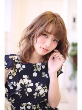 美容室 リーフ 竜南店(LeaF) シフォンウェーブで大人ロブ☆