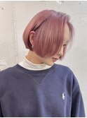 ブリーチ2回☆ハイトーンピンクカラー