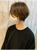 大人ショートボブ