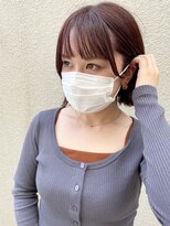 フリーズ 川西店(Freez)&nbsp;切りっぱなしボブ/外ハネボブ/ピンクカラー/ピンクラベンダー