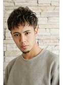 外国人風おしゃれメンズベリーショート