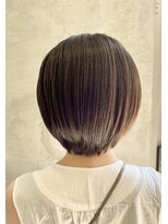 エッジ ヘア メイク(edge hair +make)&nbsp;ショート/ショートボブ/丸みショート/ショートヘア/大人ショート